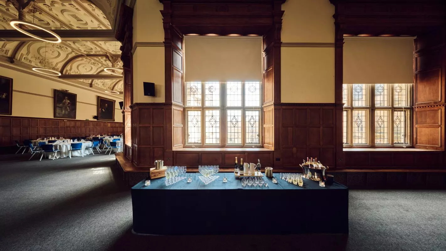 Refreshments in the North Writing School