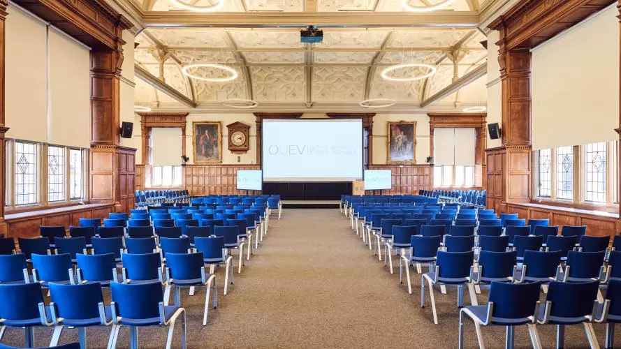 The South Writing Schools set up theatre-style