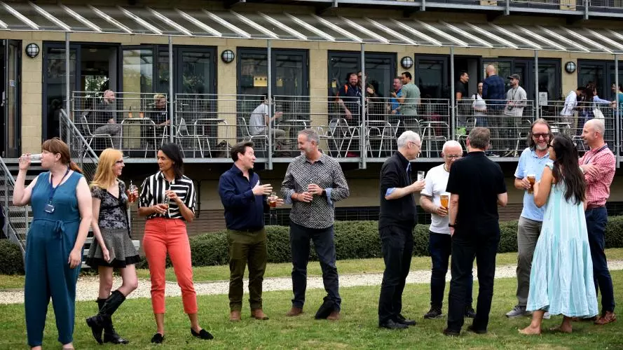 A summer party at the University Club