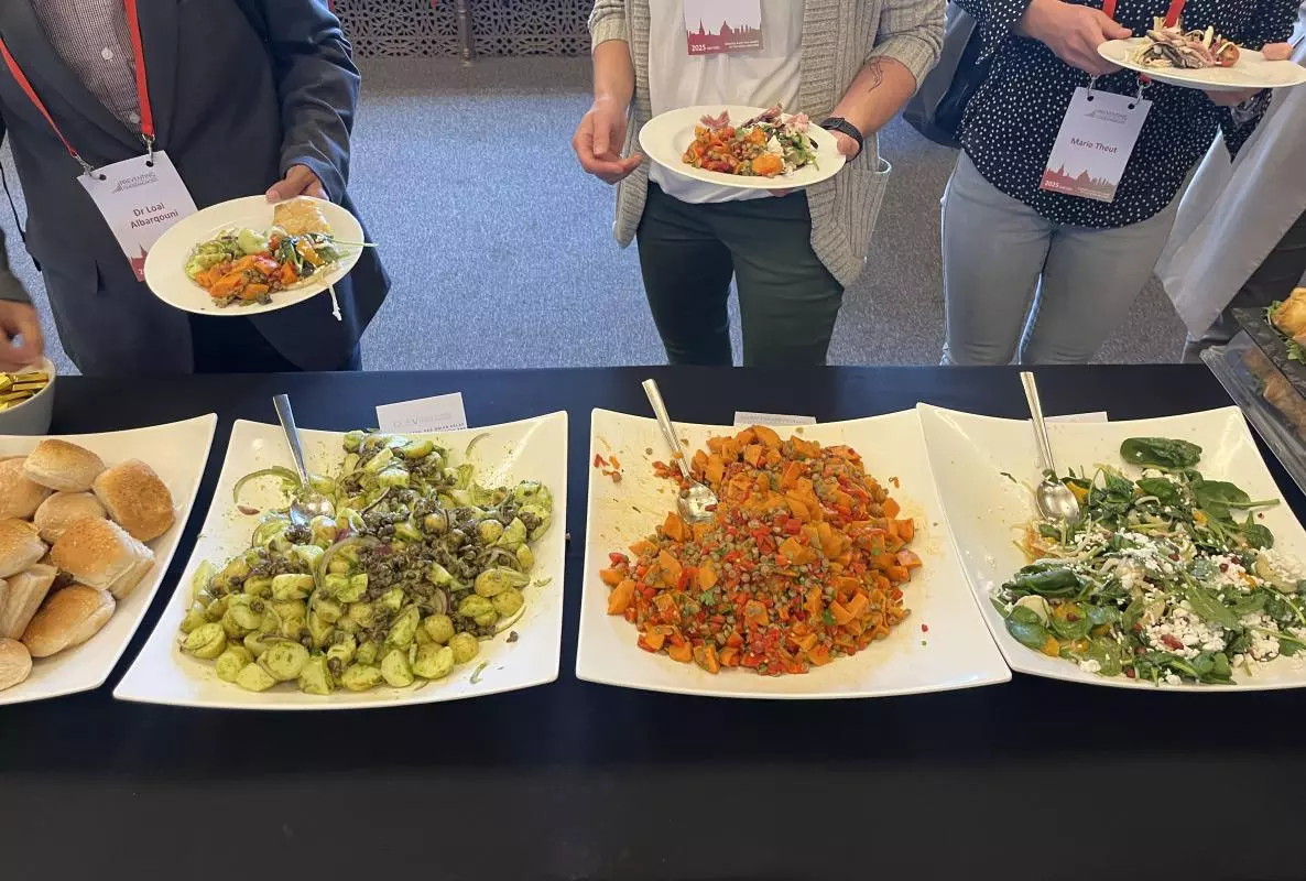 Fork buffet at the Examination Schools