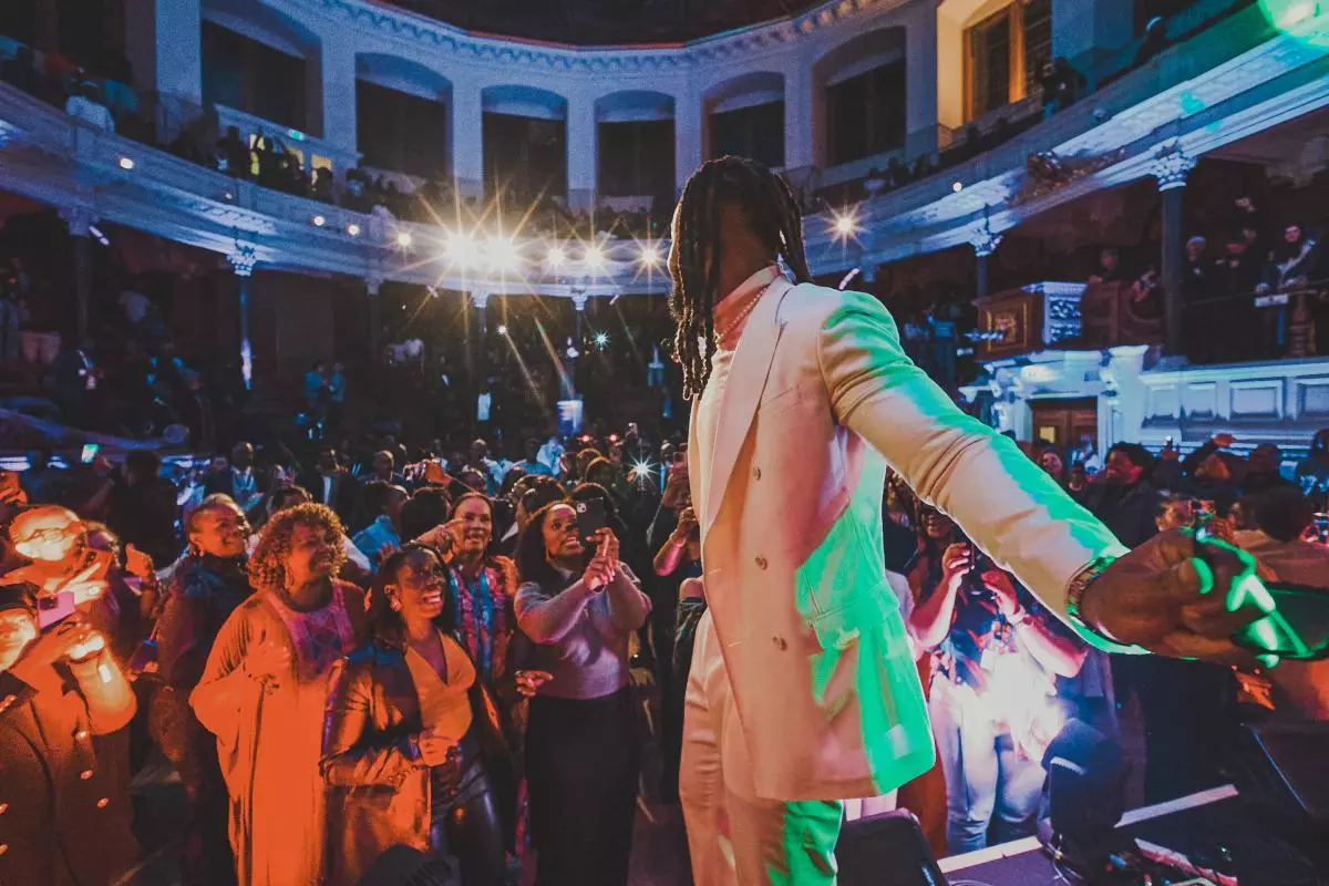 Performer at the Sheldonian Theatre